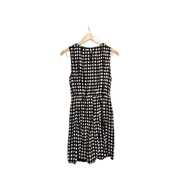 THML Dress SMALL Anthropologie Anthro Black White Polka Dots‎ - Picture 3 of 4